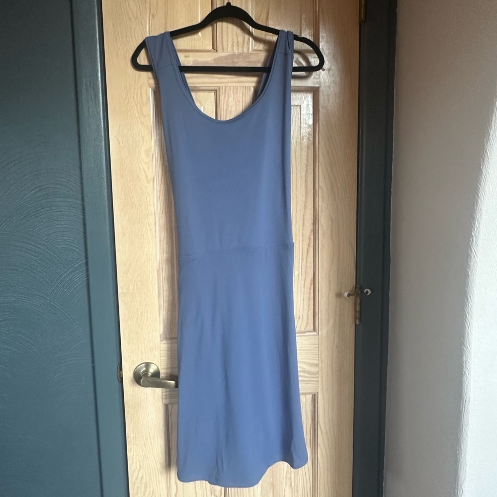 Columbia Blue Midi Dress With Built In Shorts XXL